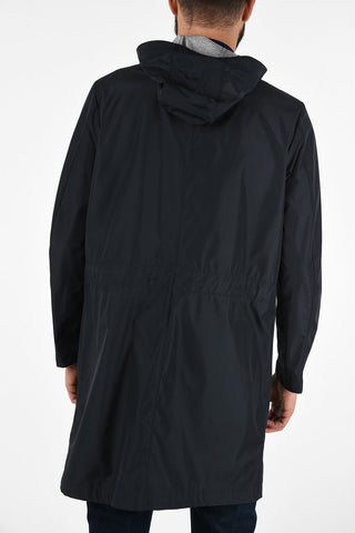 CC COLLECTION GIADA NAXOS hidden closure hooded outerwear