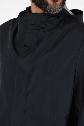 CC COLLECTION GIADA NAXOS hidden closure hooded outerwear