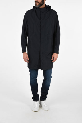 CC COLLECTION GIADA NAXOS hidden closure hooded outerwear