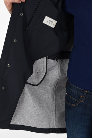 CC COLLECTION GIADA NAXOS hidden closure hooded outerwear