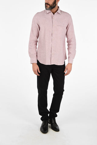 ID camicia awning striped collo francese