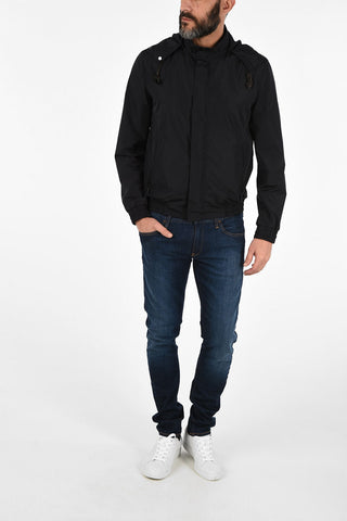 CC COLLECTION Solid Color TEOS Jacket with Removable Hood