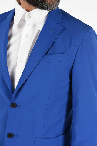CC COLLECTION virgin wool SPORTSWEAR no vent 2-button blazer drop 8R