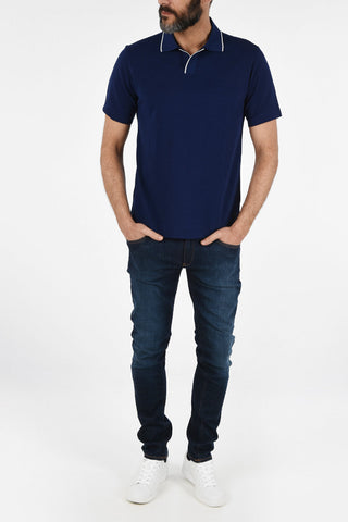 ZZEGNA Wool Short Sleeve Polo