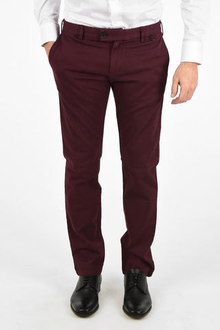 CC COLLECTION SW FINITO Mid-rise waist slanted pocket flat front trousers