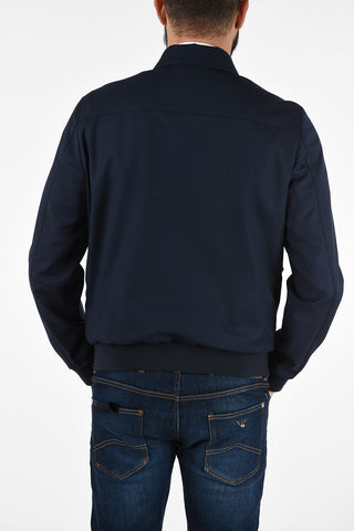 ID virgin wool full zip outerwear IDENTITY jacket