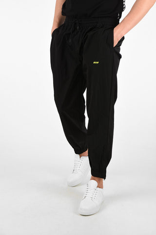 Textile Joggers with Ankle Zip