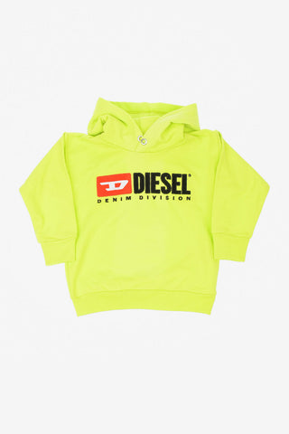 Logo Print Hooded SDIVISION OVER Sweatshirt