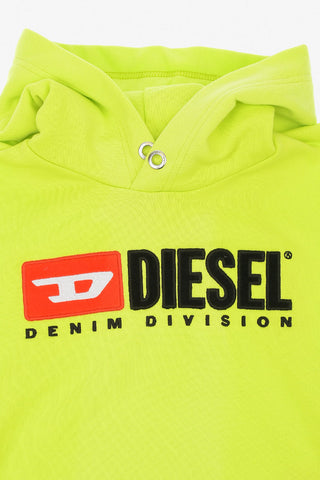 Logo Print Hooded SDIVISION OVER Sweatshirt