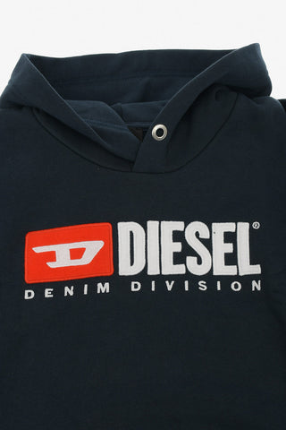 Logo Print Hooded SDIVISION OVER Sweatshirt