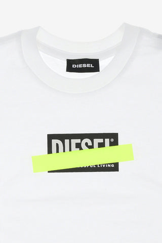 Logo Print TJUSTDIXB-R Crewneck T-Shirt