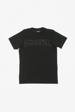 Logo Print TJDIVISION Crewneck T-Shirt