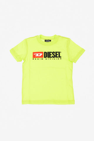 Logo Print TJUSTDIVISION Crewneck T-Shirt