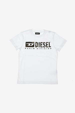 Logo Print TJDIVISION Crewneck T-Shirt
