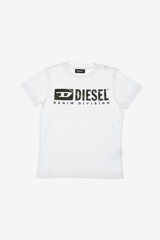 Logo Print TJDIVISION Crewneck T-Shirt