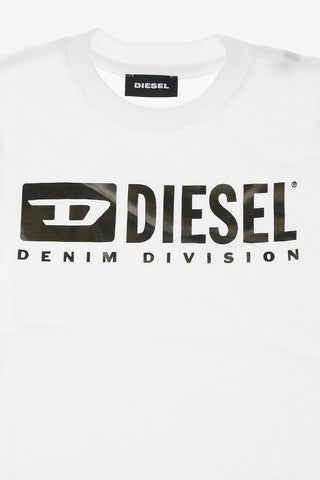 Logo Print TJDIVISION Crewneck T-Shirt