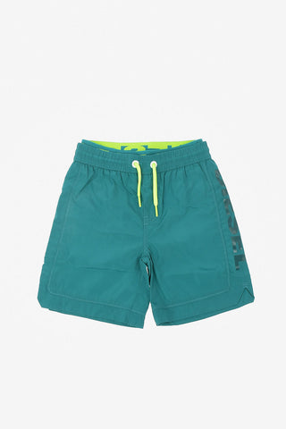 Logo Print MBXBEACH Board Shorts Beachwear