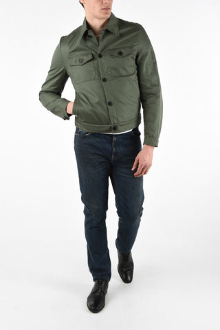 Utility Jacket with Button Closure