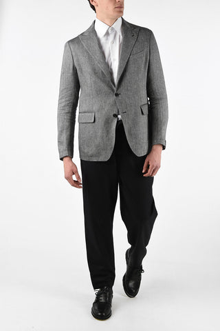 Tweed 2-button blazer