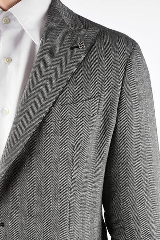 Tweed 2-button blazer
