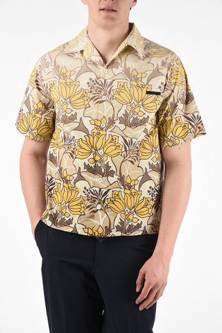 Floral Cotton Short Sleeve Shirt