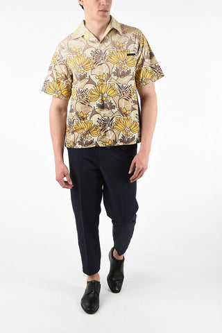 Floral Cotton Short Sleeve Shirt