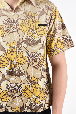 Floral Cotton Short Sleeve Shirt