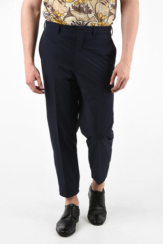 Hidden Closure Pants with Ankle Zip