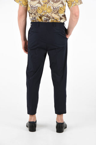 Hidden Closure Pants with Ankle Zip