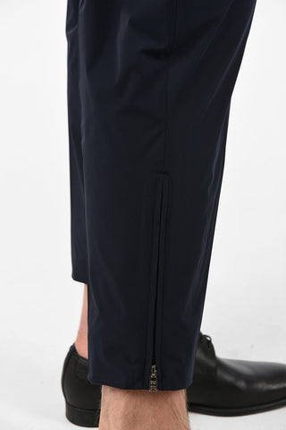 Hidden Closure Pants with Ankle Zip