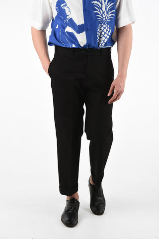 Pantaloni Wide Leg THE WRITER in Cotone e Lino