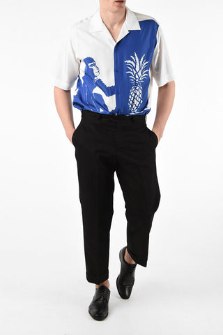Pantaloni Wide Leg THE WRITER in Cotone e Lino