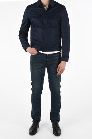Utility Jacket with Button Closure