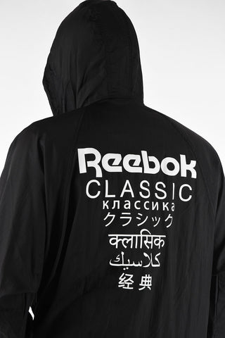 Hoodied Windbreaker with Drawstring