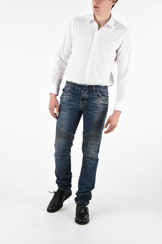 Skinny Fit Biker Jeans