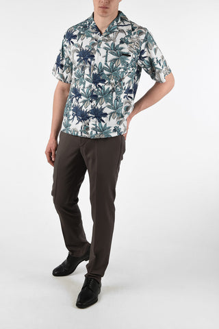 Cotton PALMS Shirt with Patch Pocket