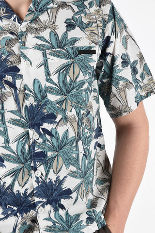 Cotton PALMS Shirt with Patch Pocket