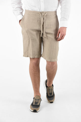 ZZEGNA Linen Shorts