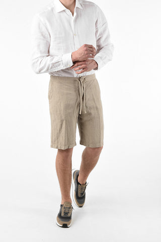 ZZEGNA Linen Shorts