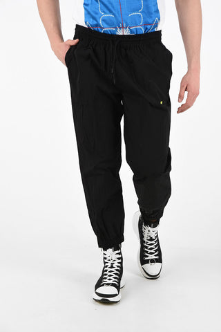Textile Joggers with Ankle Zip