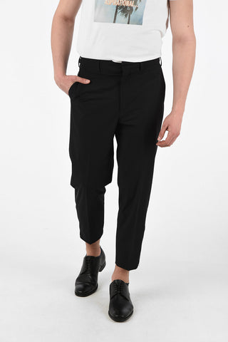 Hidden Closure Pants with Ankle Zip