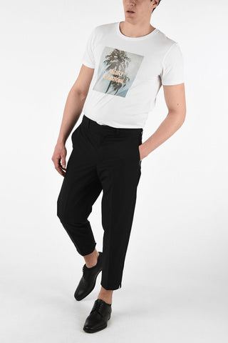 Hidden Closure Pants with Ankle Zip