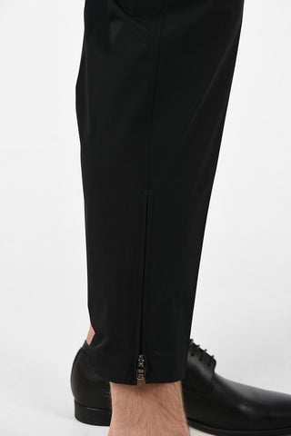Hidden Closure Pants with Ankle Zip