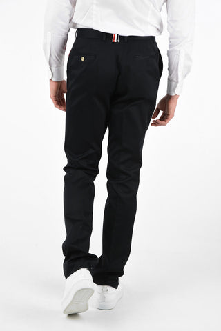 Twill Cotton DIAGONAL STRIPE Chino Pants