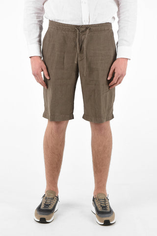 ZZEGNA Linen Shorts