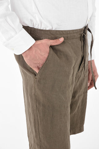 ZZEGNA Linen Shorts