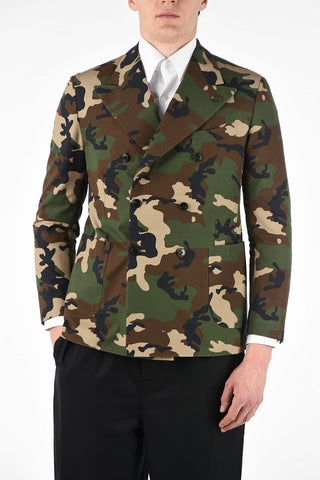 Camouflage AMALFI double-breasted blazer