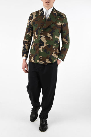 Camouflage AMALFI double-breasted blazer