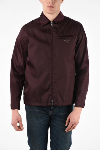 Fabric Jacket with Drawstring