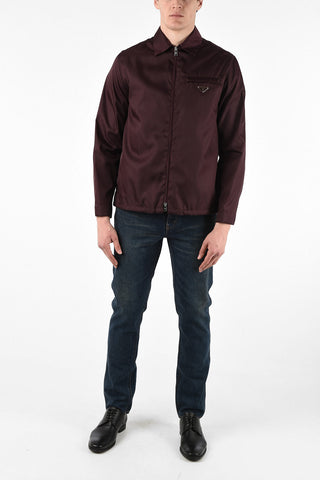 Fabric Jacket with Drawstring